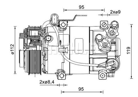 Brand new OEM MAHLE Compressor