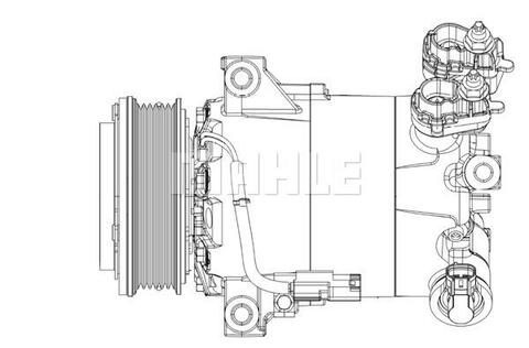 Brand new OEM MAHLE Compressor