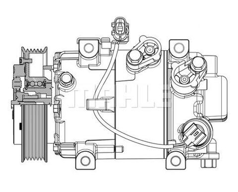 Brand new OEM MAHLE Compressor