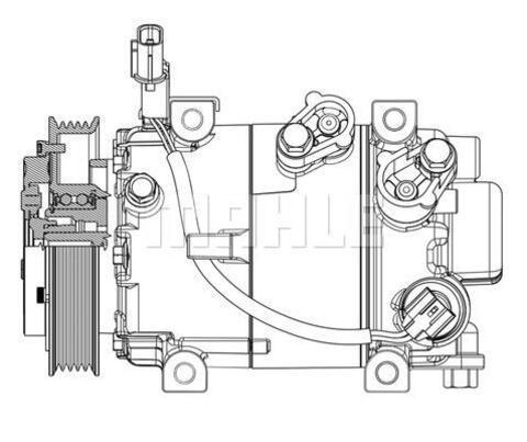 Brand new OEM MAHLE Compressor