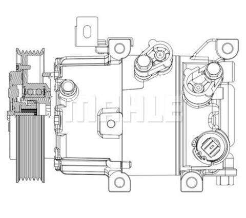 Brand new OEM MAHLE Compressor