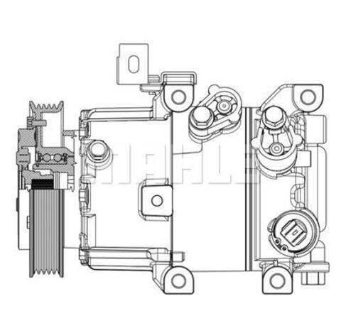 Brand new OEM MAHLE Compressor