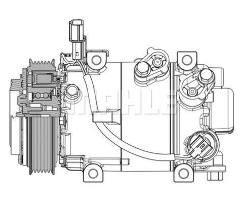 Brand new OEM MAHLE Compressor