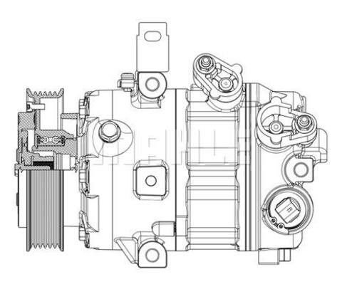 Brand new OEM MAHLE Compressor