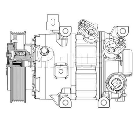 Brand new OEM MAHLE Compressor