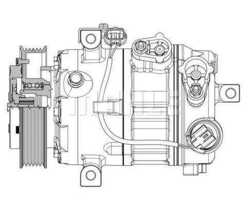 Brand new OEM MAHLE Compressor