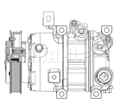 Brand new OEM MAHLE Compressor